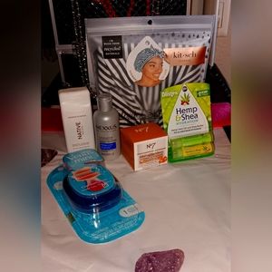 NIB Happy Travel bundle with a clear train bag w/ free gift